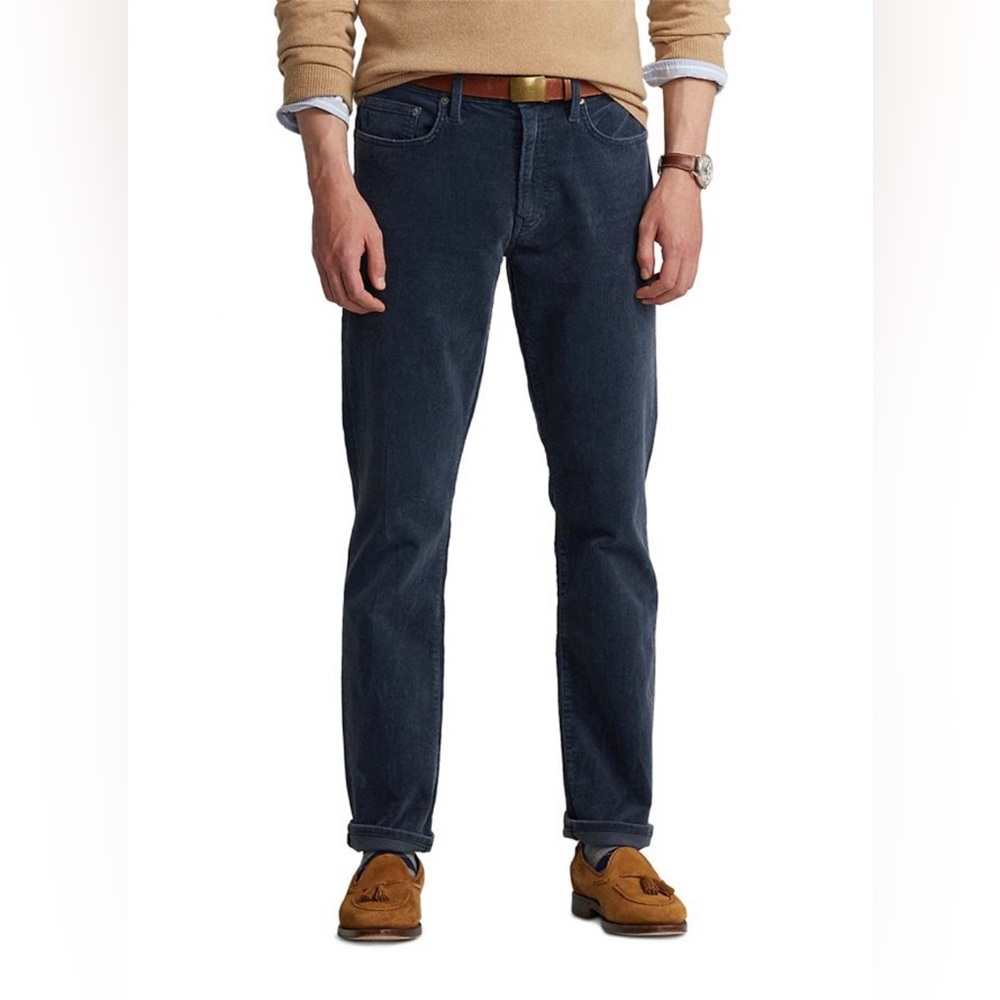 Polo, Ralph Lauren, authentic dungarees boys, size‎ 14 navy blue corduroy pants
